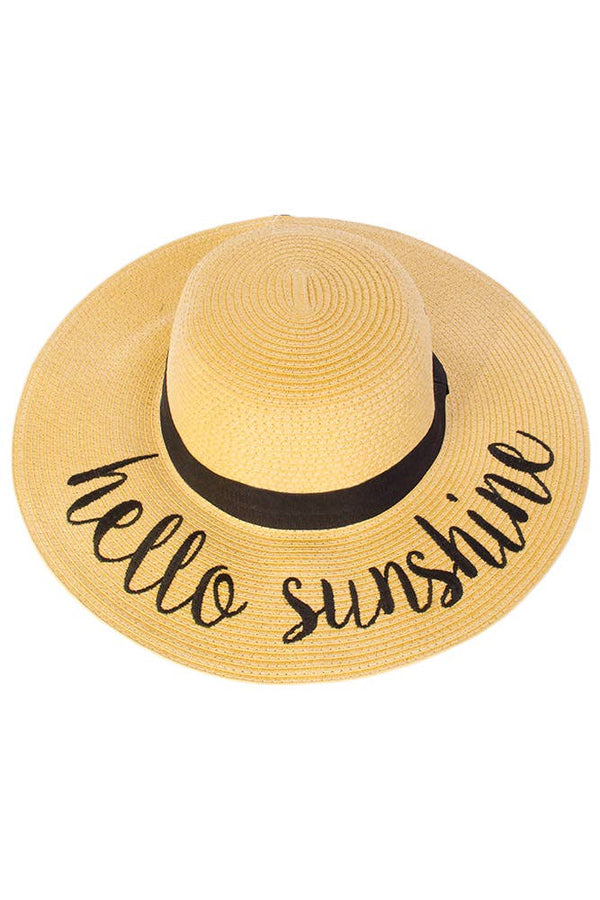 HELLO SUNSHINE HAT